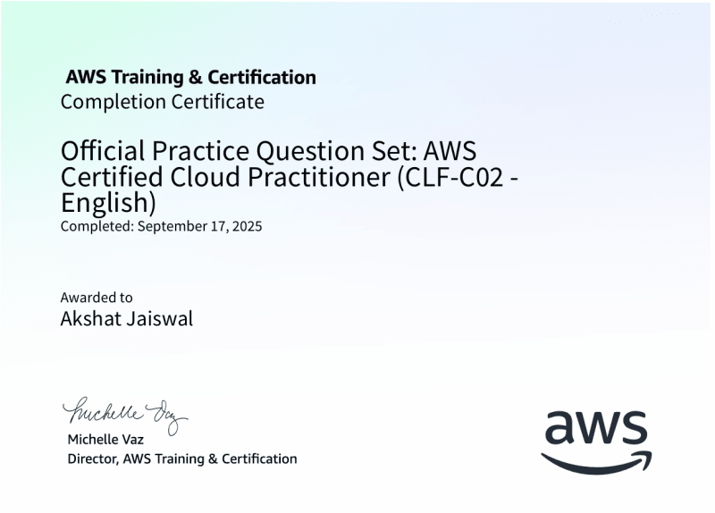 AWS Certified Cloud Practitioner